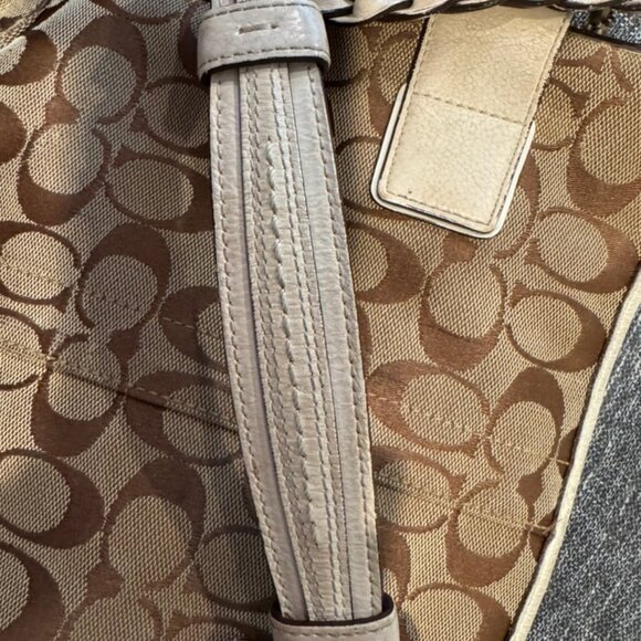 Vintage Coach Limited Edition Poppy Bag Leather Suede Canvas Model 6123 - Picture 9 of 15